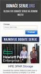 Mobile Screenshot of domaceserije.org